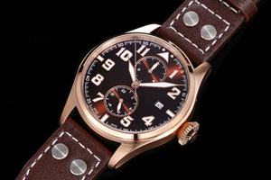 Montres Mécaniques Tendance Mode, Boîtier Creux Doré, Verre Saphir, Phase de Lune, Lumière Nocturne, Cadran Noir, Vente Chaude - Product Image 4