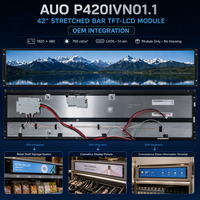 AUO P420IVN01.1 Modul LCD TFT Bar Terentang 42 Inci 1920x480 700 Nits Panel LVDS untuk Digital Signage OEM