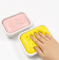 Coffret de jouets anti-stress en PU à récupération lente, simulation de crème glacée et gâteau, jouet de décompression souple unisexe, 14 ans et plus, vente en gros