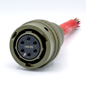Proveedor de cableado de la serie MIL-<span class=keywords><strong>DTL</strong></span>-26482 de 6 pines, MS3116E-10-6P macho a MS3116E-10-6S hembra, para equipos de comunicación y control. - Product Image 3
