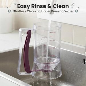 Dispensador de Masa para Cupcakes y Panqueques de Plástico de Alta Calidad, Fabricado con Funciones de Medición - Product Image 5