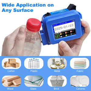 Impresora de inyección de tinta portátil mini de matriz de puntos de secado rápido y fácil de usar, codificador de mano a color para botellas de agua, en stock - Product Image 6
