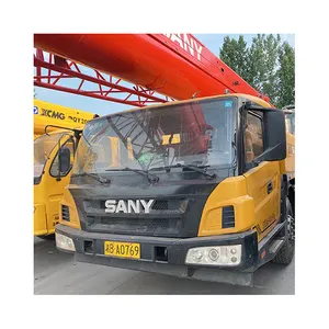 Ucuz fiyat ve yüksek kalite kullanılan SANY 25 ton kamyon vinç ikinci el SANY STC250S hidrolik mobil kamyon üstü vinç