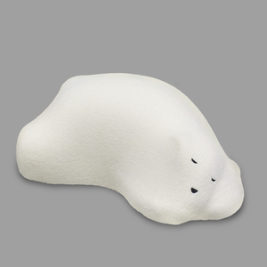 White Bear-Shaped Fluffy <strong>Bean</strong> <strong>Bag</strong> Sofa Cute Childlike Furniture with <strong>Sit</strong> and Recline Feature for Children's Chair - Product Image 1