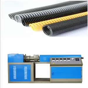 PVC processed plastic corrugated pipe manufacturing machine