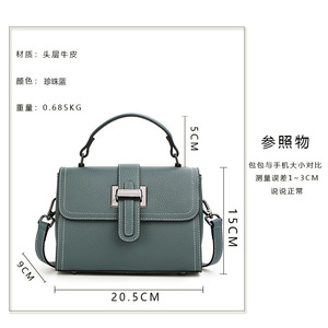 Nuevo Bolso de Mano de Diseño de Lujo, de Cuero Vacuno Auténtico, para Mujer, de Marca, para Chicas - Product Image 3