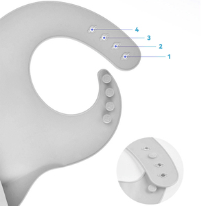 ชุดจานชามสำหรับเด็กทารก ชามเด็กพร้อมที่ดูดติด ช้อนเด็ก จานแบ่งส่วน ผ้ากันเปื้อน แก้วน้ำ แปรงนิ้วมือ สำหรับการกินอาหารแข็งขั้นแรก - Product Image 6