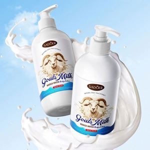 Lotion Corporelle Lissante et Éclaircissante au <span class=keywords><strong>Lait</strong></span> de Chèvre SADOER Marque Blanche, Vente en Gros, Lotion Corporelle <span class=keywords><strong>Bio</strong></span> Raffermissante et Nourrissante à la Niacinamide - Product Image 1