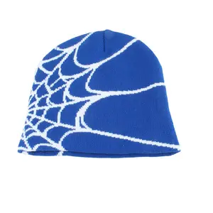 Đồng Bằng Tùy Chỉnh Acrylic Đan Beanies Jacquard Beanie Hat Toque Đan Unisex Mùa Thu Dệt Kim Beanies Mũ