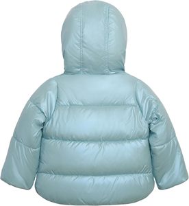<span class=keywords><strong>Manteau</strong></span> d'<span class=keywords><strong>hiver</strong></span> pour bébé fille, veste matelassée unie avec capuche doublée en sherpa - Product Image 3