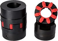 Accouplement flexible en fonte d'aluminium GE GR 24 26 Type PU Caoutchouc élastique Accouplement d'arbre pour moteur électrique