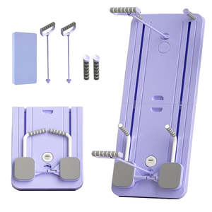 Papan perut PP lipat ringan, dapat disesuaikan, latihan kekuatan, Pilates, kebugaran tubuh esensial Push-up - Product Image 2