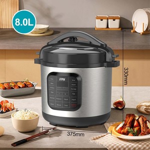 Winningstar Electric Pressure <b>Cooker</b> 8L Stainless Steel <b>Multi</b> <b>Function</b> Automatic Cooking - Product Image 4