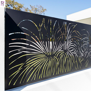 Evler için 6x8 küçük bahçeler 3d beyaz malzeme açık yüksek kaliteli alüminyum post alüminyum çit kafes amp kapıları eskrim - Product Image 1