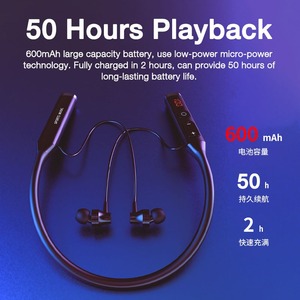 หูฟังไร้สายแบบคล้องคอ Lxy-7v รุ่นใหม่ สำหรับเล่นกีฬา ตัดเสียงรบกวน กันเหงื่อ กันน้ำ - Product Image 6