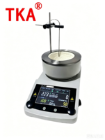 Agitador Magnético de Laboratorio TKA con Calentamiento por Cámara, Pantalla LCD, Control de Velocidad, Precisión de Temperatura de 0.1°C, 50-2000 rpm