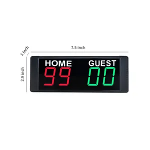 Ganxin – tableau de bord électronique magnétique sans fil pour jeu de basket-ball, batterie Rechargeable intégrée, Mini tableau de bord Led