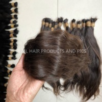 Cheveux humains asiatiques de 20 pouces, tresses de cheveux humains chinois, mèches de cheveux humains indiens - 100G/Pièce