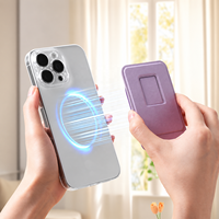 Support magnétique pour téléphone, trépied de poche ultra-fin pliable, support de bureau réglable pour les selfies, le streaming en direct et les appels vidéo