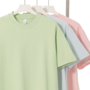 <span class=keywords><strong>เสื้อ</strong></span>ยืดผ้าฝ้ายระบายอากาศได้ดีสำหรับผู้ชายผู้หญิงผ้าฝ้ายเมอร์ไซด์240g แขนครึ่งเล็กยืดคอเสื้อ100% - Product Image 4