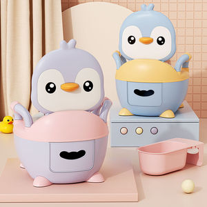 Siège <span class=keywords><strong>de</strong></span> <span class=keywords><strong>toilette</strong></span> <span class=keywords><strong>pour</strong></span> enfants mignon, design détachable, pingouin <span class=keywords><strong>de</strong></span> dessin animé, pot portable <span class=keywords><strong>pour</strong></span> bébé, <span class=keywords><strong>toilette</strong></span> pliable <span class=keywords><strong>pour</strong></span> l'apprentissage <span class=keywords><strong>de</strong></span> la propreté, fabriqué en plastique PP - Product Image 2