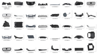Pièces de rechange d'origine OEM pour accessoires automobiles, pare-chocs avant pour Jaguar XF 2012-2015