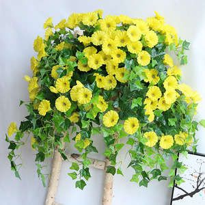 Plante artificielle suspendue Ning Xueer, fleurs en soie, glycine rose, décoration intérieure, résistante aux intempéries, utilisation intérieure et extérieure - Product Image 4