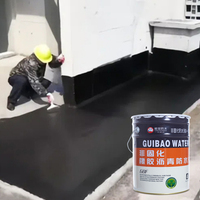 Système de revêtement imperméable en asphalte caoutchouté écologique de haute qualité NC personnalisé GBW, garantie 5 ans, entrepôt