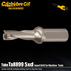 Foret à insertions Ttake Ta8899 5Xd en carbure pour machines-outils - Product Image 3
