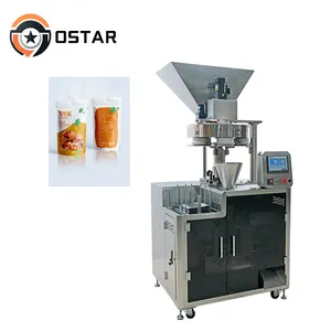 Competitive Price Automatic 200-1000g Green Tea Nuts Zipper Bag Granules Stand Up Bag Horizontal Packaging Machine