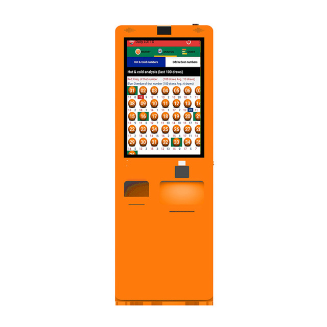 Automatic Self-Service Ticket Printing Kiosk Integrated Payment System and Lottery Vending Machine with SDK Function