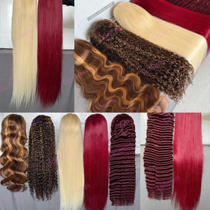 Parrucca 613 13x4/13x6 HD Trasparente per Capelli Umani Vergini Ondulati Biondi da 30 Pollici, Doppia Trama, Senza Colla - Product Image 6