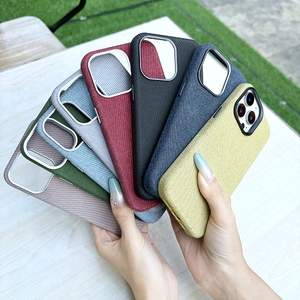 Vente en gros de tissu en fibre de nylon étui de téléphone magnétique tout compris pour iPhone 13 14 15 16 Pro Max chargeur sans fil housse antichoc - Product Image 6