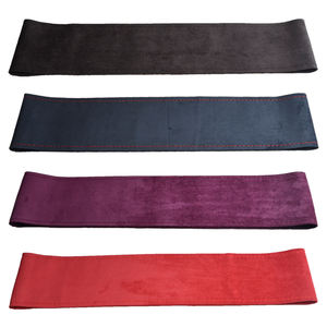 Cubierta de <span class=keywords><strong>volante</strong></span> de ante de ganchillo de diseñador universal personalizado para niñas Opel Corsa D Skoda Fabia <span class=keywords><strong>Bmw</strong></span> <span class=keywords><strong>E46</strong></span> verde - Product Image 2