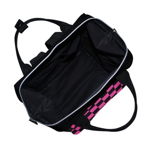 New Arrival Black Pink Checkered Print <b>Large</b> <b>Capacity</b> Diaper Tote Bags Nappy Bag Waterproof Baby Diaper <b>Backpack</b> for Travel - Product Image 6