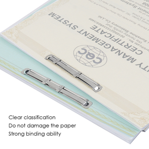 คลิปหนีบกระดาษโลหะคุณภาพดี Foska ขนาด 70 มม. 80 มม. สำหรับงานสำนักงาน - Product Image 4