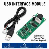 13.56MHz IC Lire RFID NFC Puce Lecteur Module Petite Taille Contrôle D'accès Lecteur de Carte USB RS232 UART Interface Antenne Interne