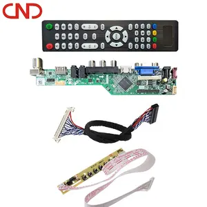 Özel anakart evrensel TV anakart HDV56R-AS TV kurulu meclisi akıllı led tv pcb kartı