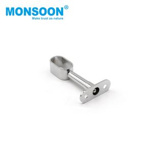 Soporte Moderno y Sencillo para Barra de Armario, Soporte Ovalado de Aleación de Zinc de Alta Resistencia para Ropa en Armarios - Product Image 4