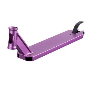 Huoli 4.72 pouces violet Chrome belle couleur EN14619 aluminium Park Pro Stunt Trick <span class=keywords><strong>Freestyle</strong></span> Scooter <span class=keywords><strong>Deck</strong></span> - Product Image 1