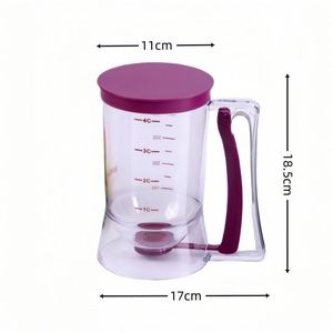 Wholesaler Baking Supplies Pancake Batter Dispenser Kitchen Baking Tool Batter Separator Bakeware <b>Maker</b> with Measuring <b>Label</b> - Product Image 3