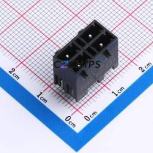 DB2EVHBG-3.81-2*2P-BK Plug-in Terminal Block Through hole,P=3.81mm Board-to-Board / Socket - Closed Snap Fixing 2x2P 3.81mm - Product Image 1