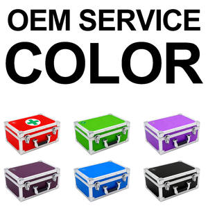 Ningbo Usine Directe En Gros Noir En Alliage D'aluminium <span class=keywords><strong>Carte</strong></span> De Sécurité Deck Cas avec Serrure À Clé pour 60 + Classé Sport <span class=keywords><strong>Carte</strong></span> À Collectionner Cas - Product Image 2