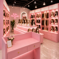 Meuble de présentation de cosmétiques pour magasin, vitrine de maquillage, présentoir de parfums, comptoir de parfumerie, étagère de présentation de perruques, kiosque de beauté