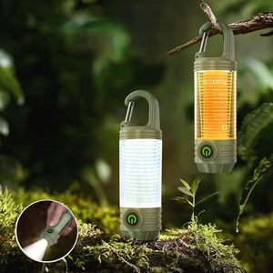 Lámpara LED para Camping, Mini Lámpara Colgante para Tienda de Campaña, Portátil, Recargable, con Gancho, 6 Modos, para Jardín, Senderismo y Pesca - Product Image 3