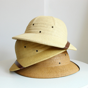 Thời trang Việt Nam hat phụ nữ người anh Explorer rơm Mũ bảo hiểm mùa hè boater xô Sun Hat Unisex rừng thợ mỏ cap - Product Image 2