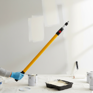 Yep Haute Qualité Manche Télescopique Réglable en <span class=keywords><strong>Fibre</strong></span> <span class=keywords><strong>de</strong></span> <span class=keywords><strong>Verre</strong></span> Jaune pour <span class=keywords><strong>Rouleau</strong></span> à Peinture, Acier Inoxydable, DIY OEM - Product Image 3