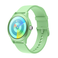 Reloj Inteligente de Color Macaron de 1.28 Pulgadas para Adolescentes, Pantalla Táctil Completa con Batería de 290 mAh, Frecuencia Cardíaca, Recordatorios Fisiológicos Femeninos