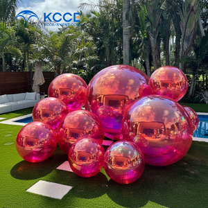 Indoors Outdoors Double Layer PVC <strong>Mirror</strong> Balloon Inflatable Shinny <strong>Mirror</strong> <strong>Ball</strong> for Disco Parties &amp; Corporate Events Decoration - Product Image 4