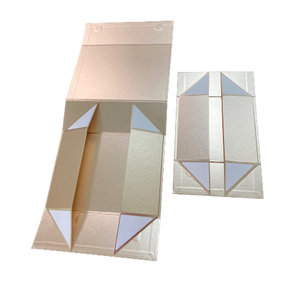 dongguan custom logo storage cardboard magnetic kraft paper gold folding gift packaging boxes